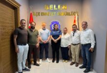 BELEN EMNİYET MÜDÜRÜ ŞEYMA CEVİZOĞLU’NA HAYIRLI OLSUN ZİYARETİ