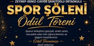 ZDC Şahutoğlu Ortaokulu’ndan Spor Şöleni ve Ödül Töreni…